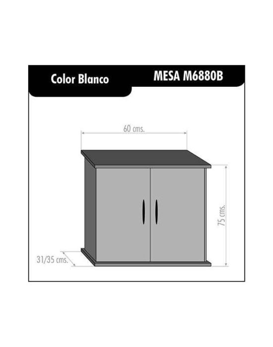 Mesa para acuarios de 68-80 litros