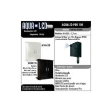 Aqualed Pro 100 litros. Blanco o Negro. Filtro BIOPOWER 260