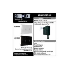 Aqualed Pro 300 litros. Blanco o Negro. Filtro BIOPOWER 2000