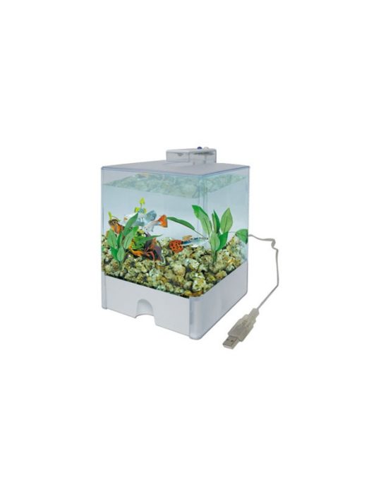 Pecera con luz led AQUA BOX