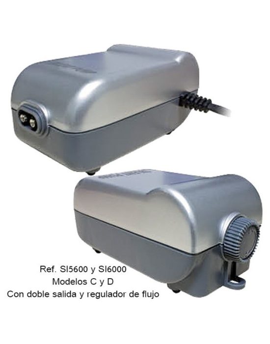 Oxigenador Silent Pump 1 salida 2000cc/min